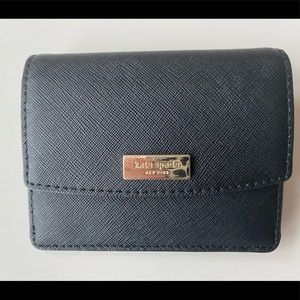 Kate Spade Mini Wallet - Black & Gold